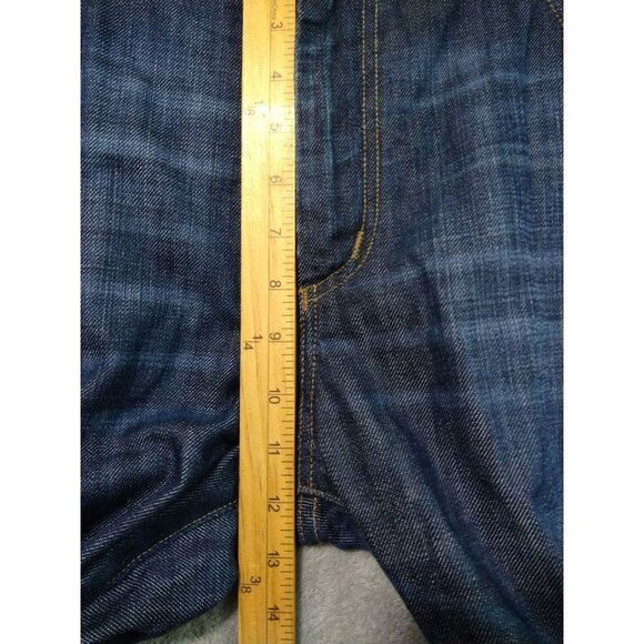 Citizens of Humanity Jeans 40x28 Blue Denim Perfect Relaxed Straight Dark Wash - Picture 4 of 12